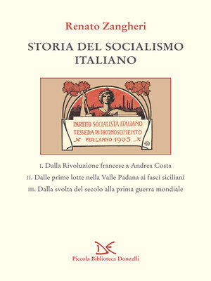 cover image of Storia del socialismo italiano